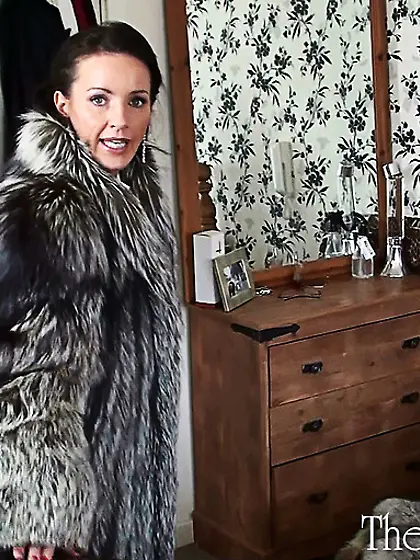 Busty brunette mif stockings