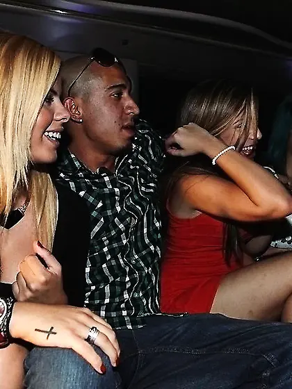 Gorgeous girls enjoying massive dicks at this fun little orgy