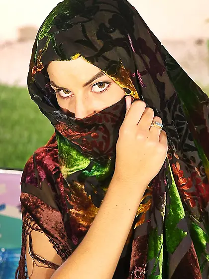 Indian beauty models her zebra striped panties