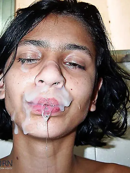 Brazilian Teenager with massive hooters Gets A Facial Cumshot