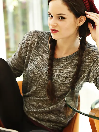 Beautiful babe sucks dick before and after it visits her shaved