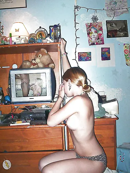 White Gals observing Bi-Racial Porn