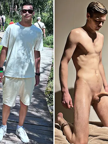 Before and after exposed