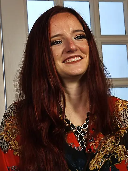 American babe facialized after DP gangbang