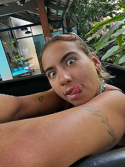 how would you break hot dumb swimmer slut manu?