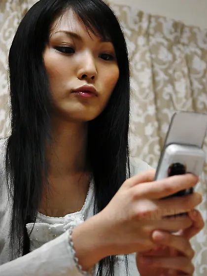 Horny Japanese lady Ruri Shinohara enjoys toying her hairy muff