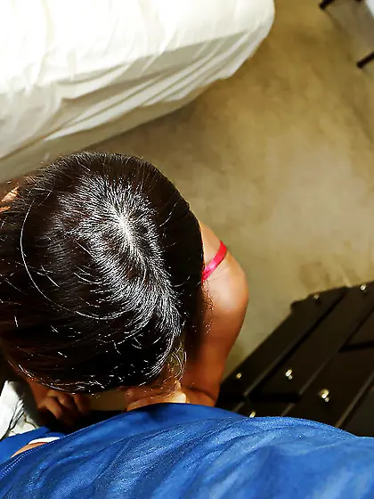 Horny sexy brunette pov