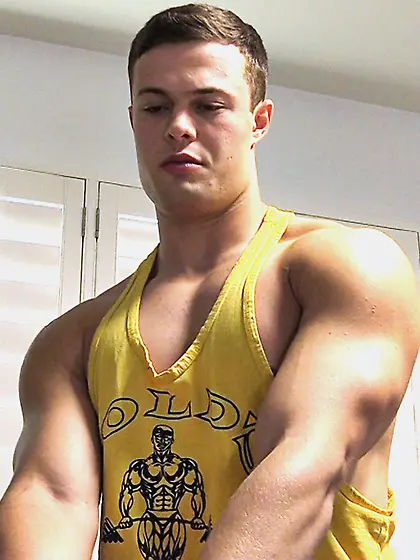 Jock covers his girlfriend’s nice ass with...