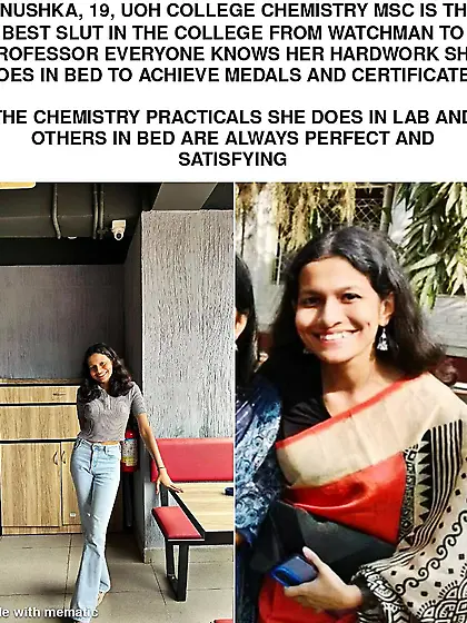 Desi college girl Anushka Das meme