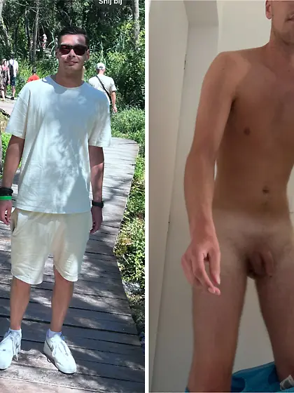 Before and after exposed