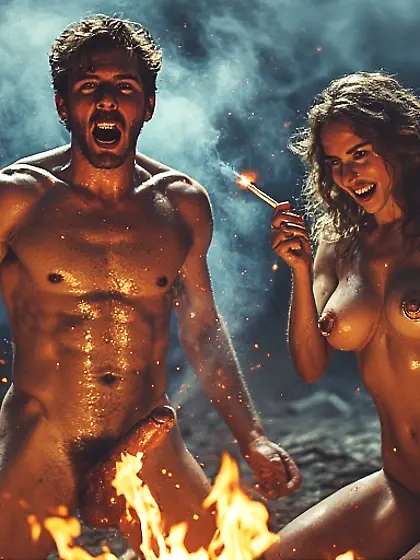 Sexy Women Lighting their Men Up!