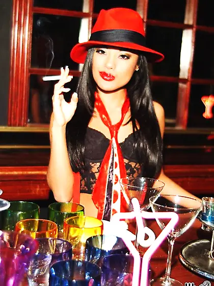 Asian brunette milf Kaylani Lei in sexy outfit is looking for th