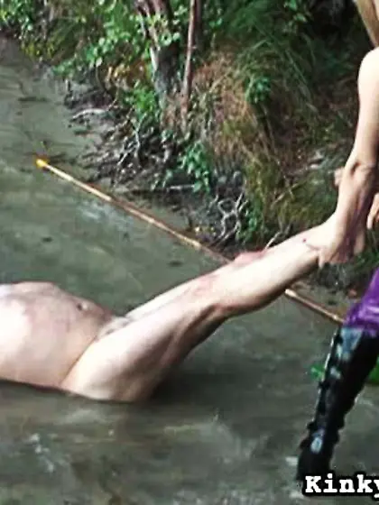 Hot dominatrix action with sluts and a old...