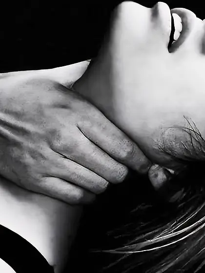 Dominant Submissive Hand Throat Choking