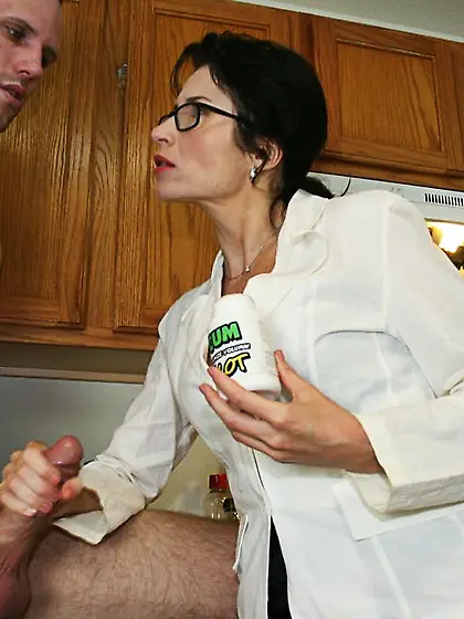 Dirty milf white blouse