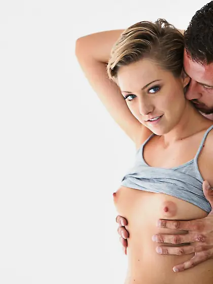 Short haired teen Bailey Bae gets bashed with a studs firm sausa