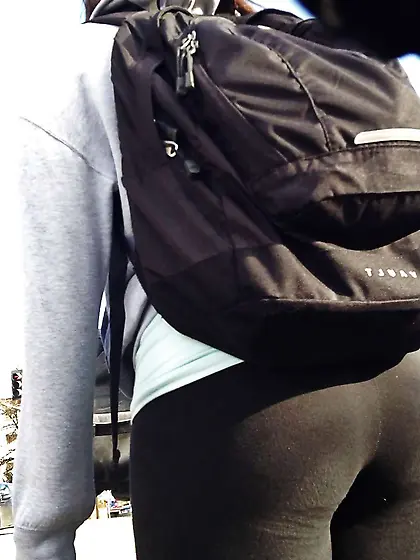 Candid teenager butt