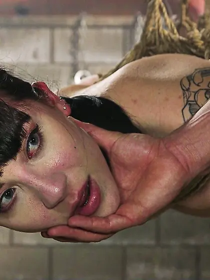 Fat pretty brunette fucked rough