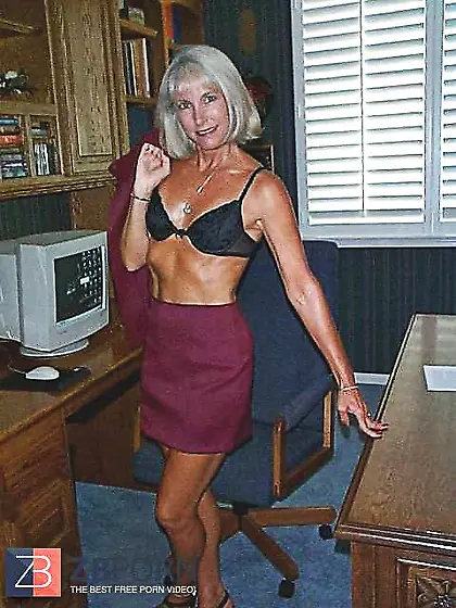 Red-Hot Mature Anne in her Home Office
