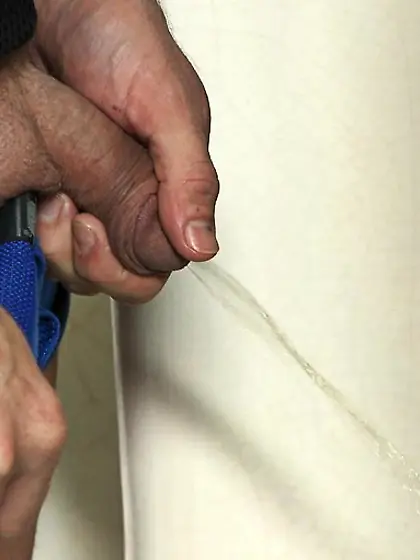 Bald hunk tattoos piercing