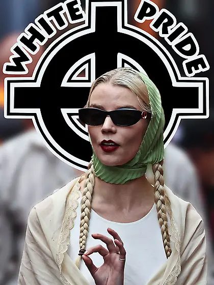 Anya says White Power