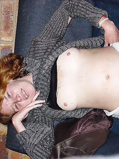 Playing with fur covered ginger puss