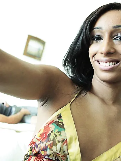 Tanned brunette pleases her man with a blowjob and a passionate