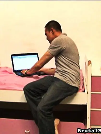 Cock-punishment by hungry teen chick after...