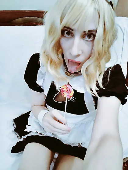 Exotic beauty Tgirl Amy wanks her prick imagining having sex