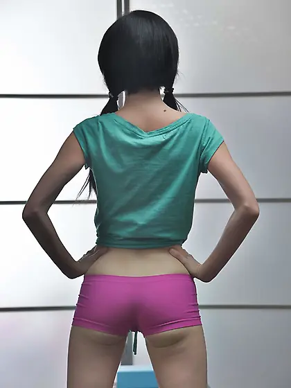 Fitness crazed teen enjoying deep and hard loving with a stud