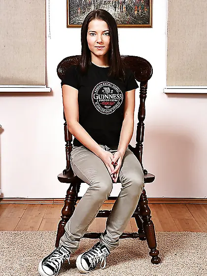 Tiny tits close up pussy