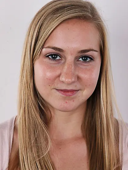 Lovely teen chick wearing