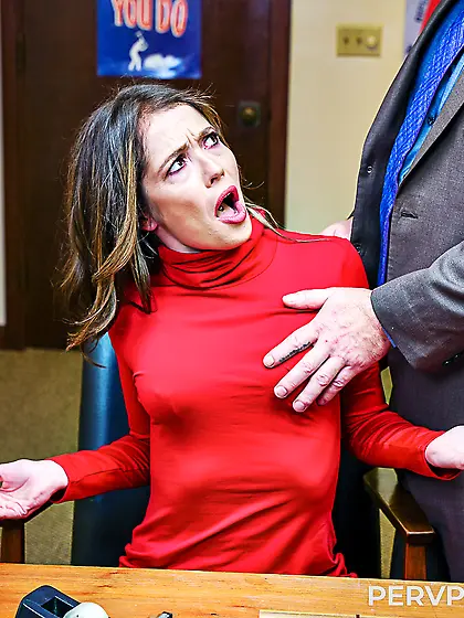 Lustful mature Tiffany Fox gets fucked by her principal's office