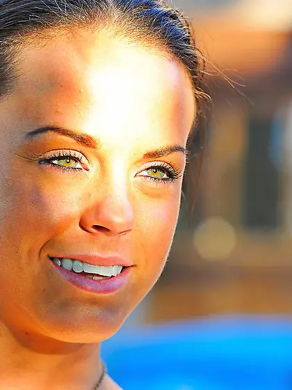 Busty girl Rahyndee James makes sweet love to her biggest dildo