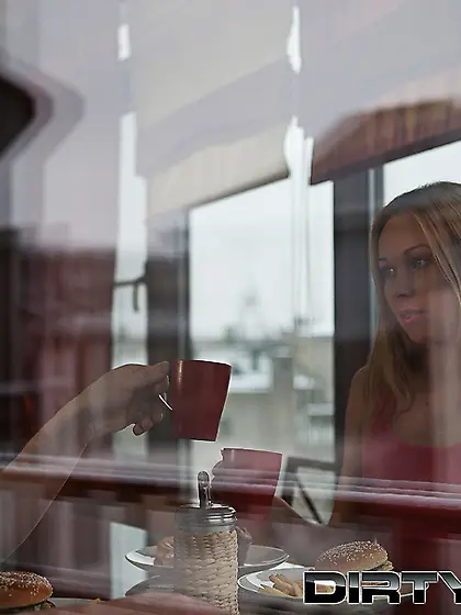 Astonishing blonde pink socks