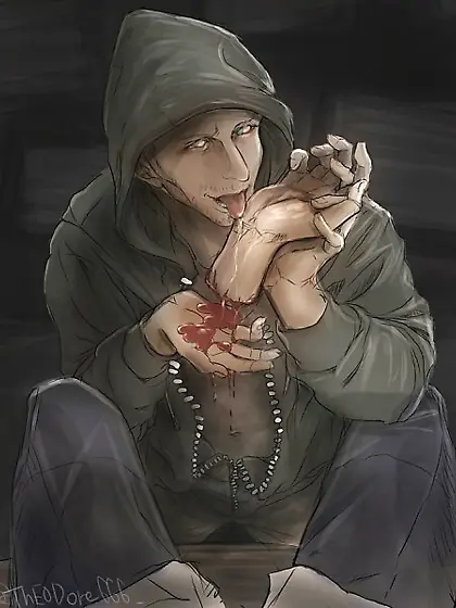 Licking the hand that fed him