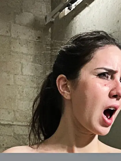 Tiddies on guillotine