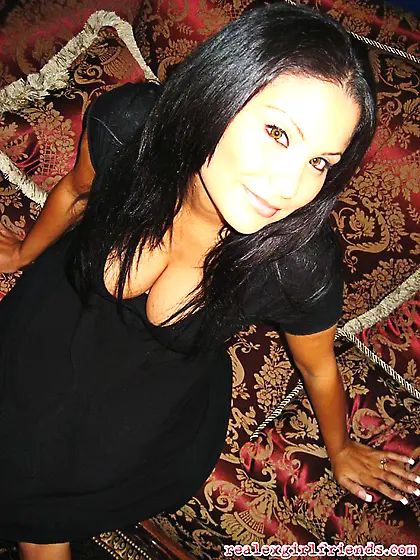 Brown eyes stare innocently