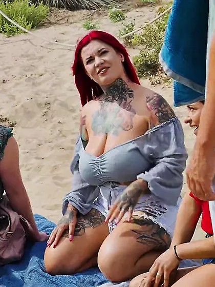 Her fearless demeanor shows when she takes on TWO huge dicks