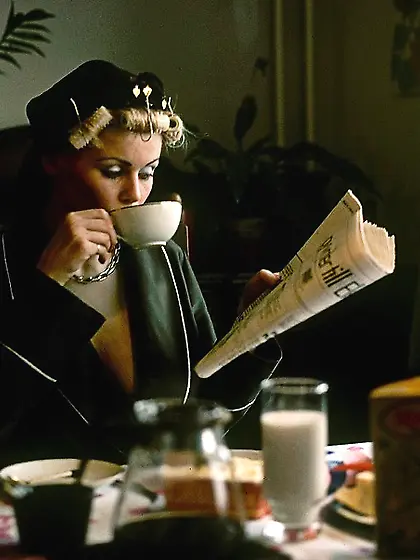 Hot secretary pink dress