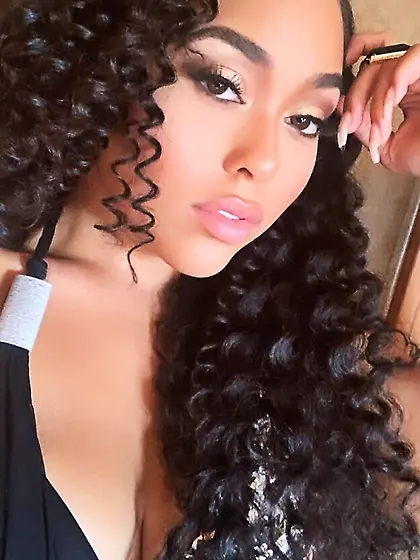 Jordyn Woods Cleavage