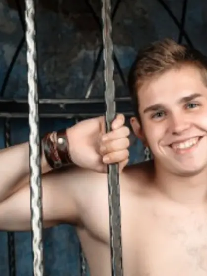 Brunette Young Man Mat Sweet Close Up.