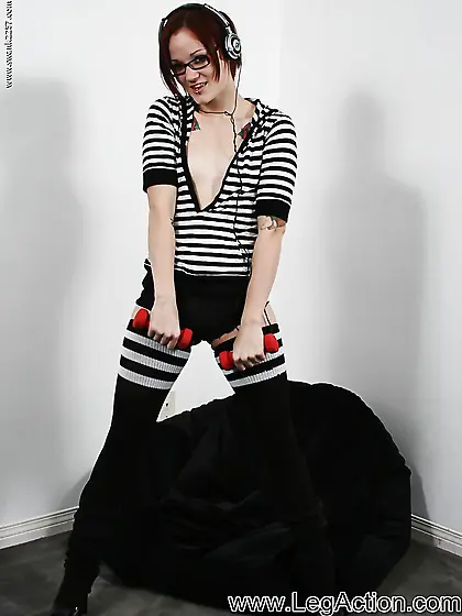 Stripping panty masturbation