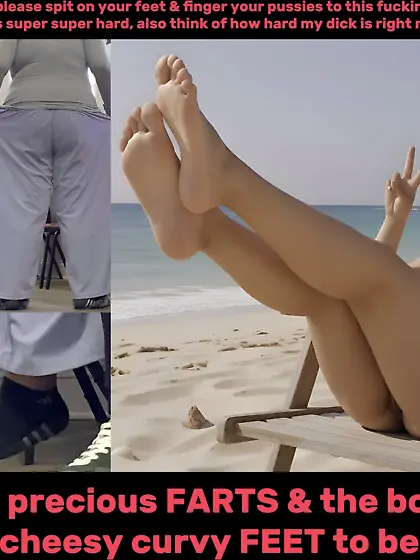 Clueless Dumb Retarded Stupid Whores Feet & Ass!