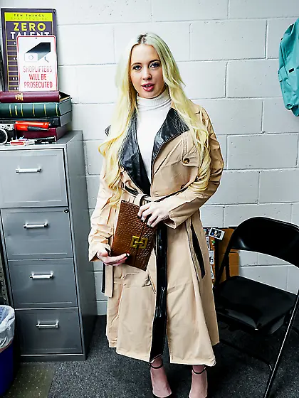 Naughty blonde MYLF Naomi Ryder gets punished for stealing