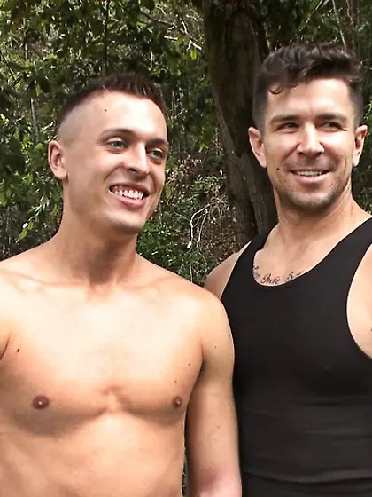 Horny gay couple is ready for rough sex in...