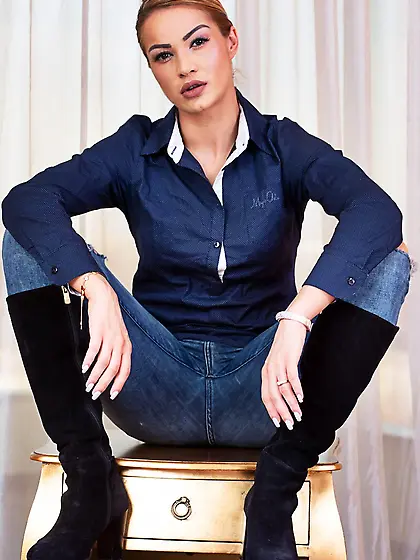 Hot serbian blonde rough fucked by bf