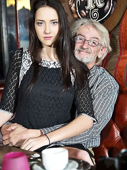 Latvian teen gets an old guy rock-hard for...