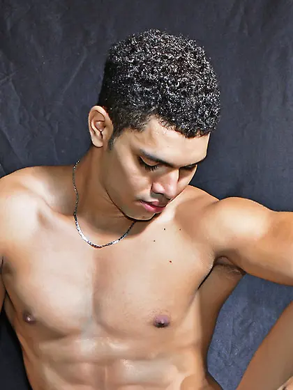 Latin young gay musclejackman