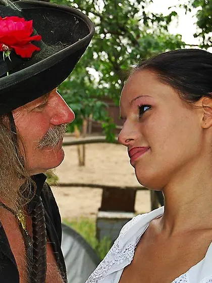 Amanda Baby wears just her sexy boots as she gets screwed by hun